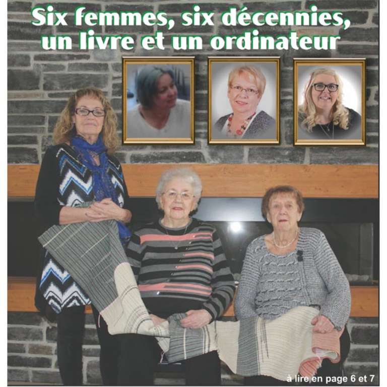 Six femmes,six décennies, un livre et un ordinateur