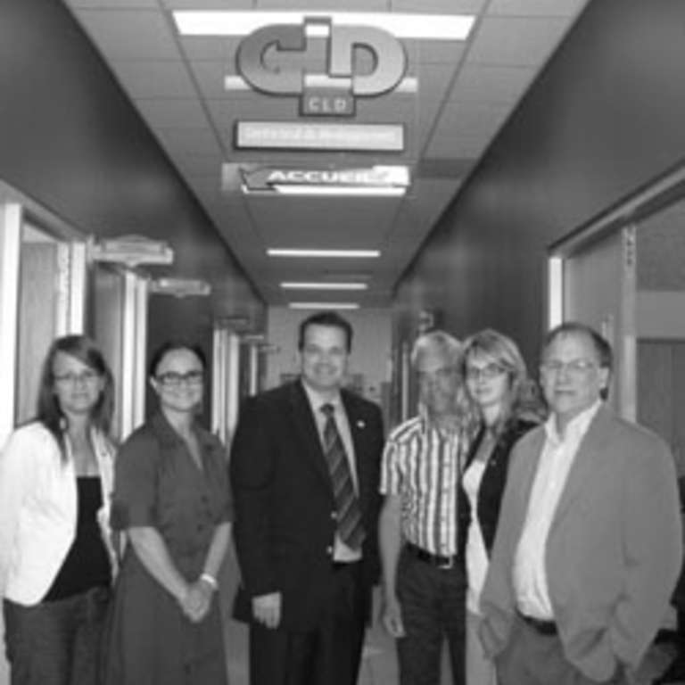 Fabien Hovington rencontre les employés du CLD de la ville de Saguenay